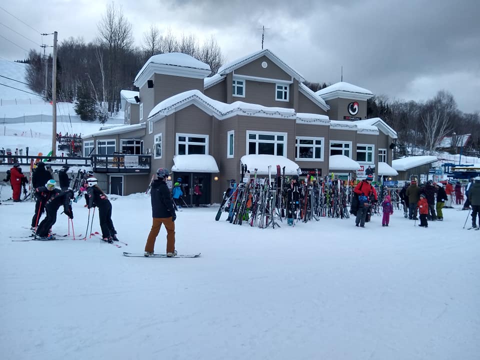 Ski Garceau, Saint Donat - Le blanc vous donne des couleurs