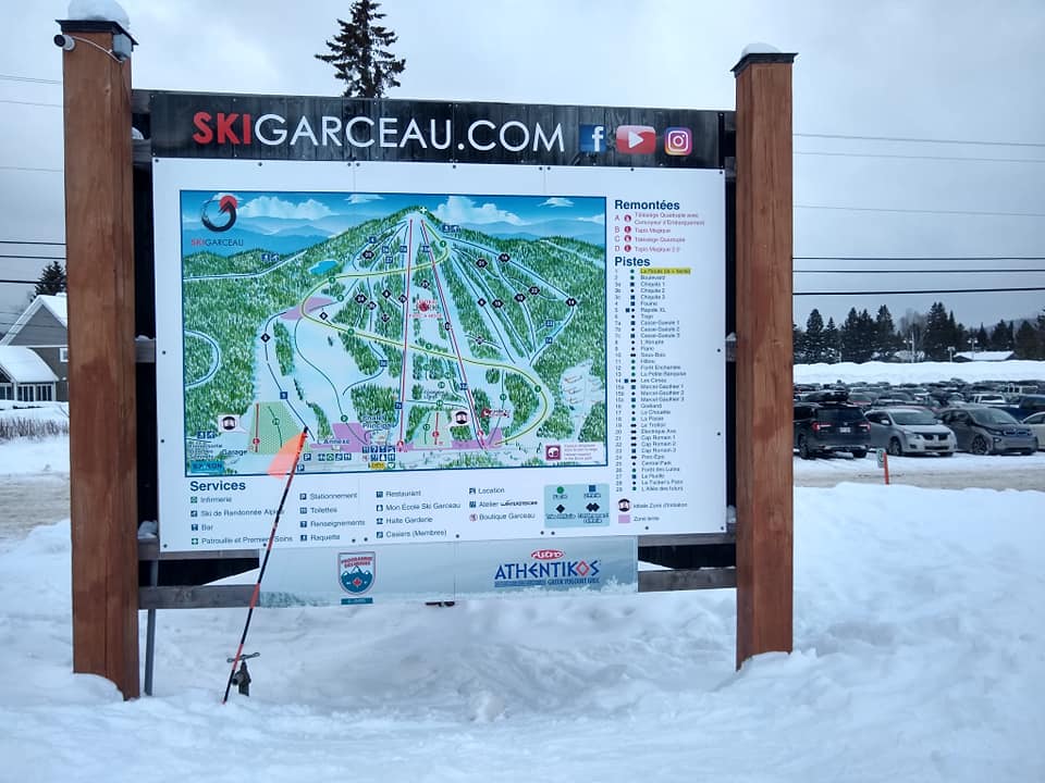Ski Garceau, Saint Donat - Le blanc vous donne des couleurs