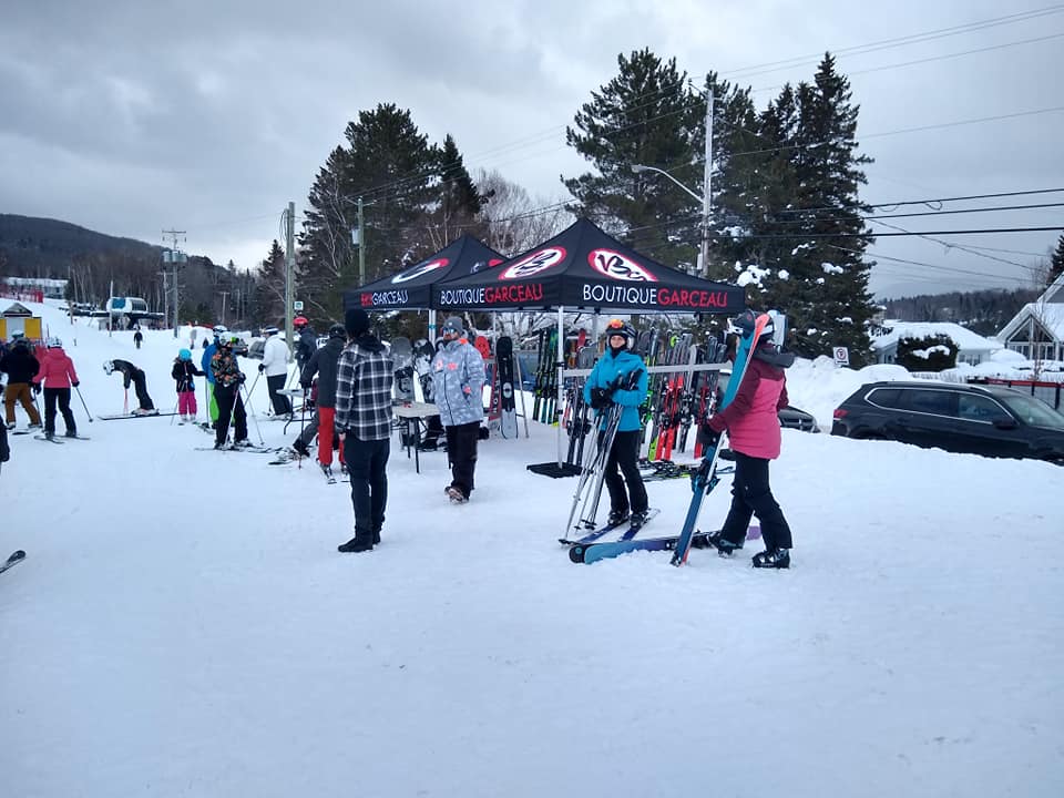 Ski Garceau, Saint Donat - Le blanc vous donne des couleurs