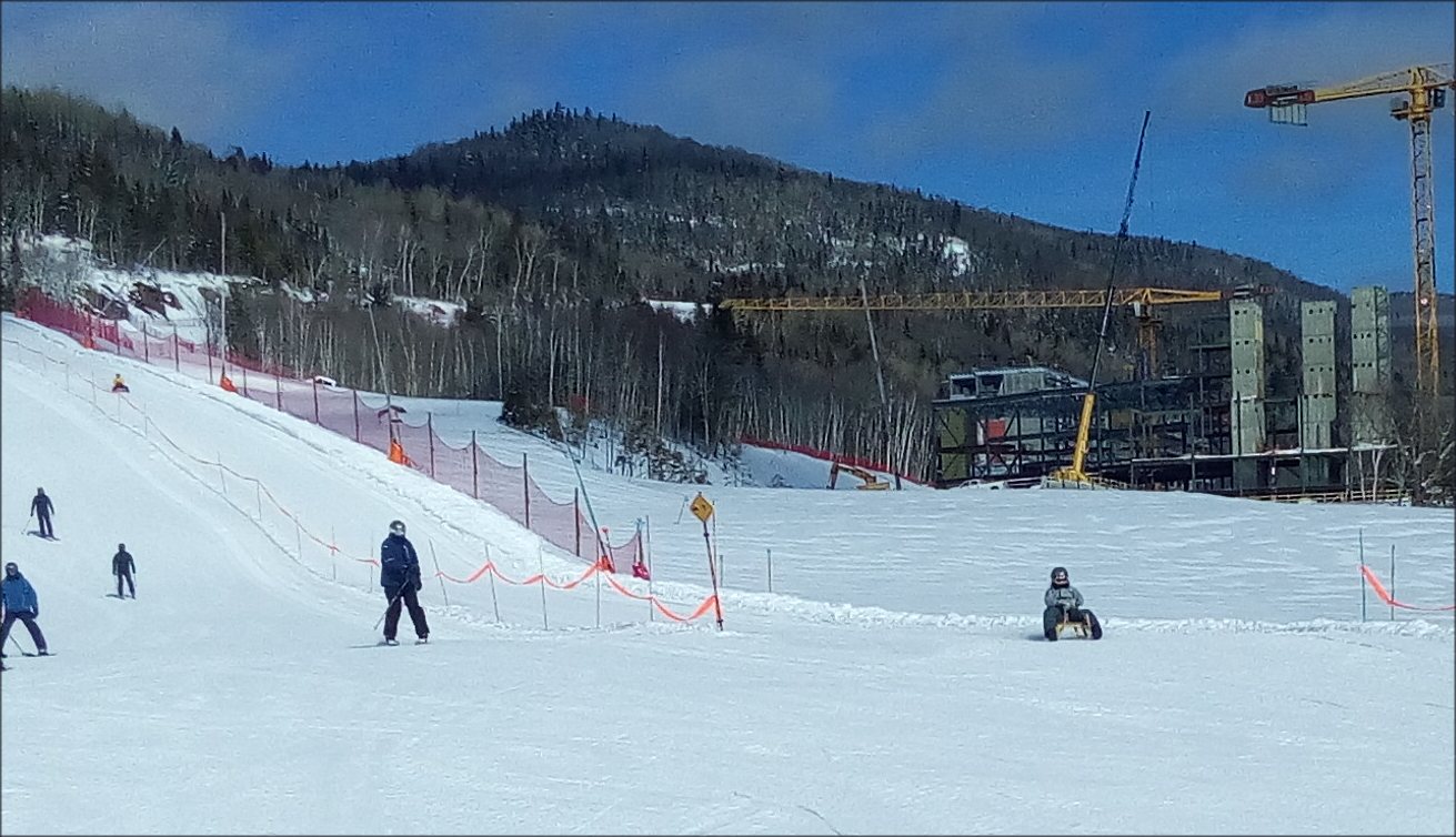 Le Massif Charlevoix - Le domaine reprend vie avant la tempête (12 mars)