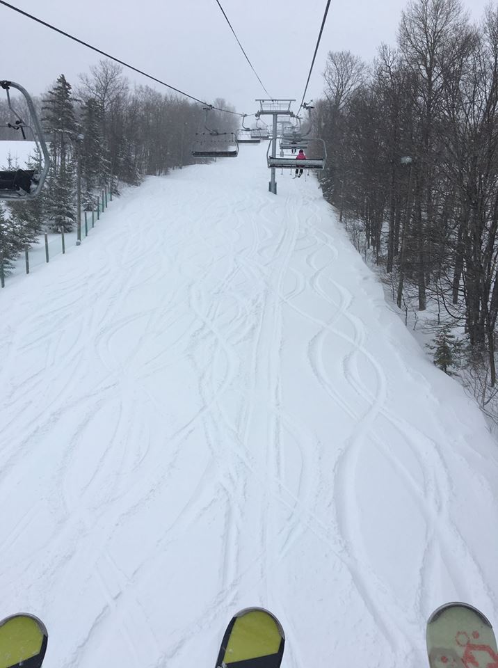 Le Relais - La glisse est très agréable pour ce mercredi des dames