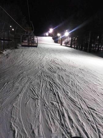 Mont Rigaud - Dans cette station de la Montérégie la neige est encore présente