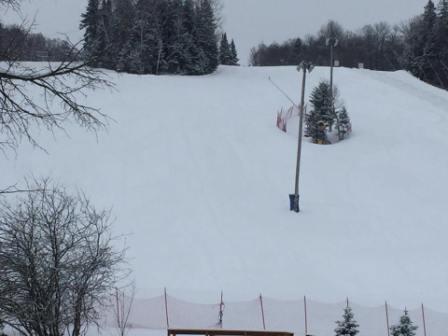 Sommet Saint Sauveur - Un beau tapis de poudreuse...
