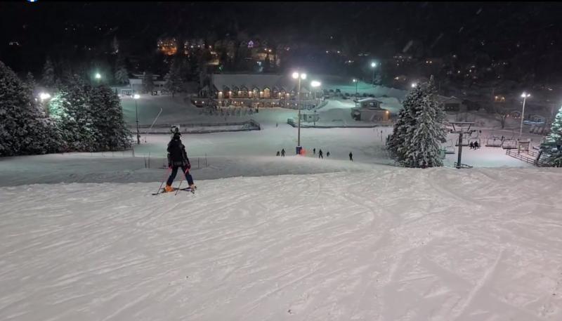 Mont Habitant - Une belle soirée de ski Mont Habitant - Une belle soirée de ski