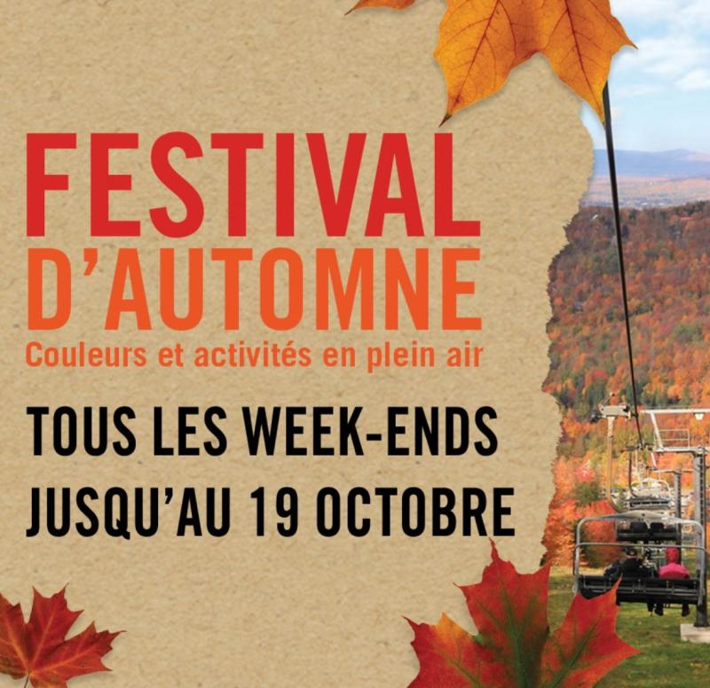 Mont Sutton - Week-end du 18 et 19 octobre Mont Sutton - Week-end du 18 et 19 octobre