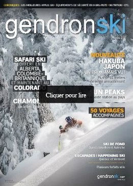 Voici la revue de Voyages Gendron (SKI) pour la saison 2015-2016 Voici la revue de Voyages Gendron (SKI) pour la saison 2015-2016
