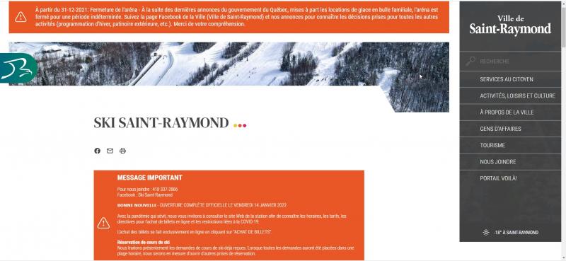 Skier à la Station Ski Saint-Raymond, c'est sympathique. Skier à la Station Ski Saint-Raymond, c'est sympathique.