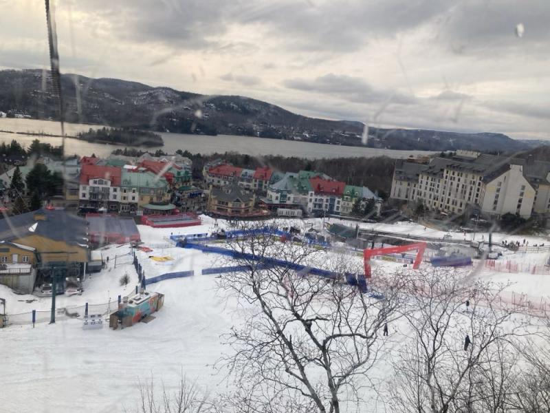 Tremblant - Une condition de printemps en ce 1er décembre 2023 Tremblant - Une condition de printemps en ce 1er décembre 2023